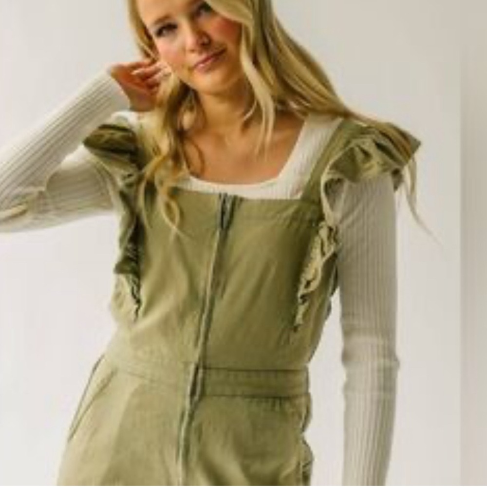 Aureum green romper